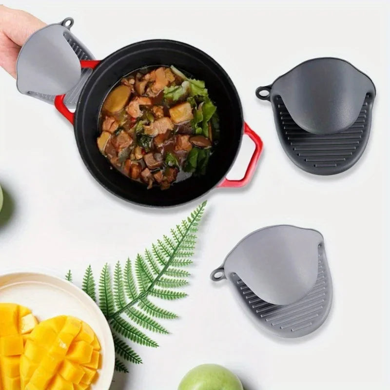 Silicone Oven Mitts Heat Resistant Non-Slip Pot Holders