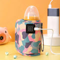 USB baby bottle warmer with insulated stroller bag for on-the-go parents